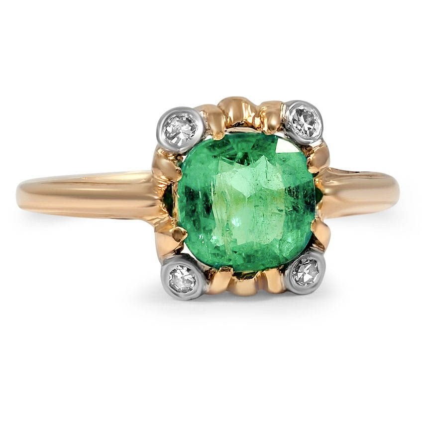 Retro Emerald Vintage Ring