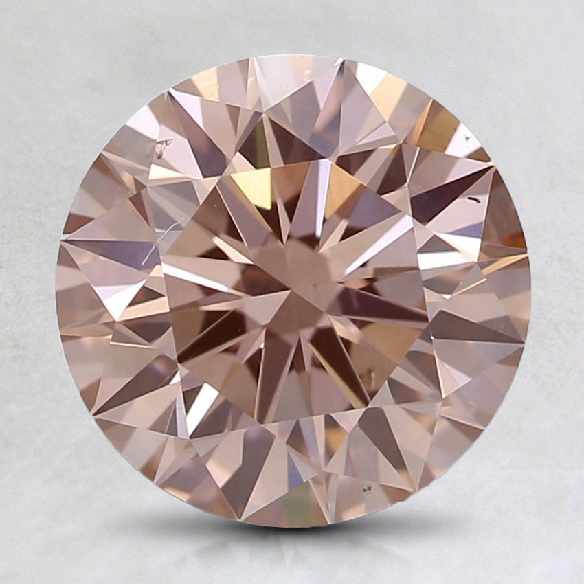 2.09 Ct. Fancy Pink-Brown Round Lab Grown Diamond