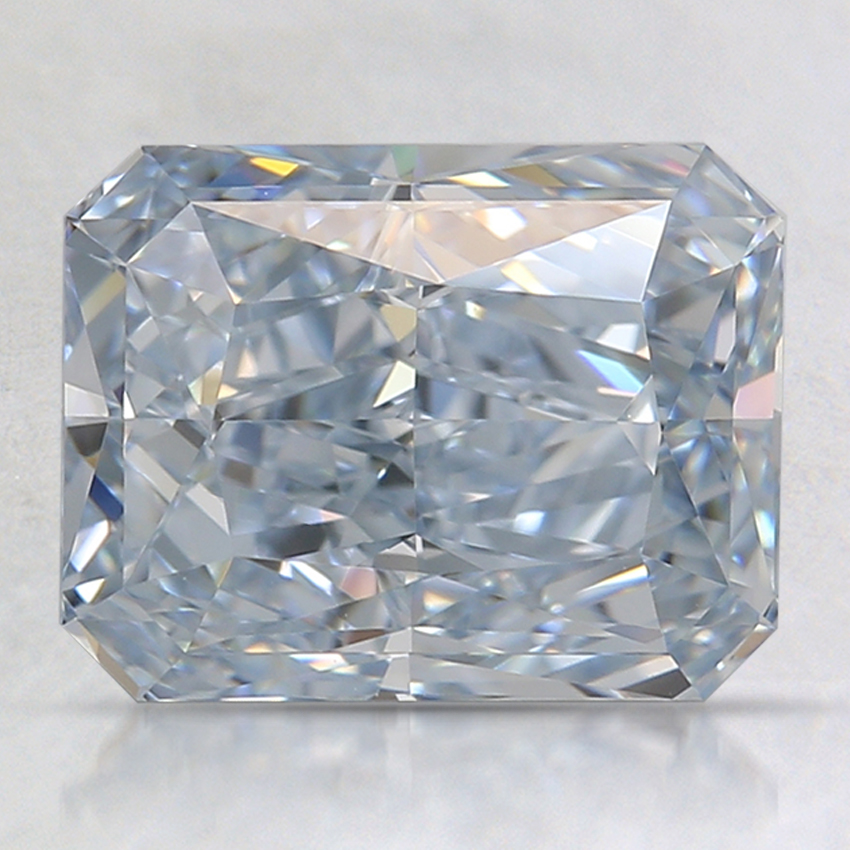 2.33 Ct. Fancy Blue Radiant Lab Created Diamond
