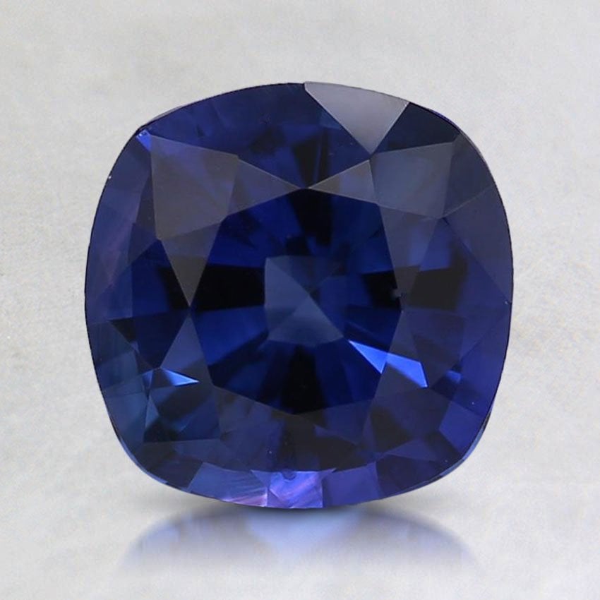 7mm Premium Blue Cushion Sapphire