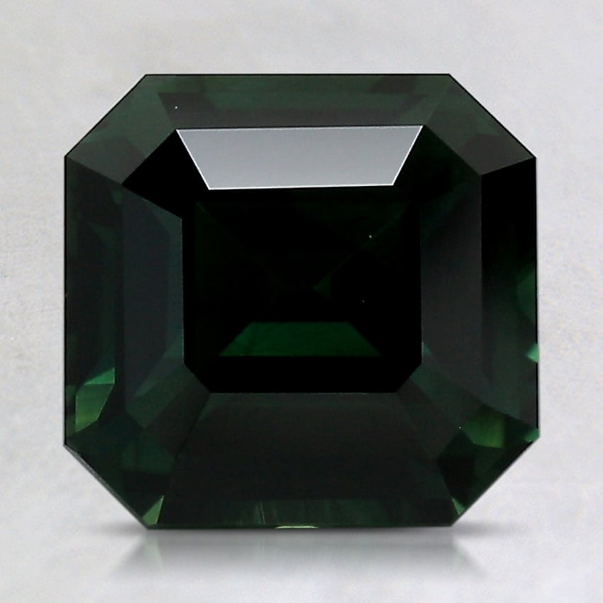 8.5x8.2mm Teal Asscher Sapphire