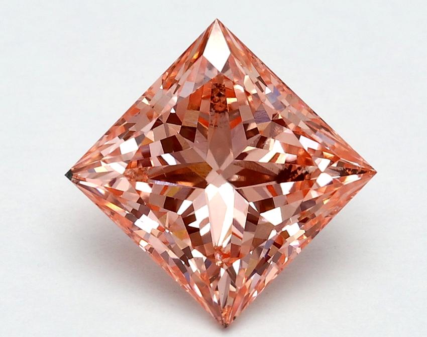 2.00 Ct. Fancy Vivid Pink Princess Lab Grown Diamond