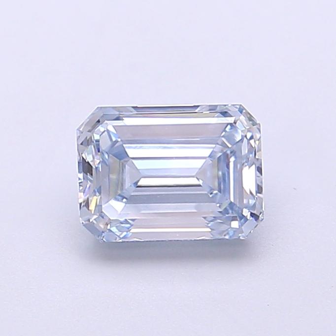 1.00 Ct. Fancy Intense  Blue Emerald Lab Grown Diamond