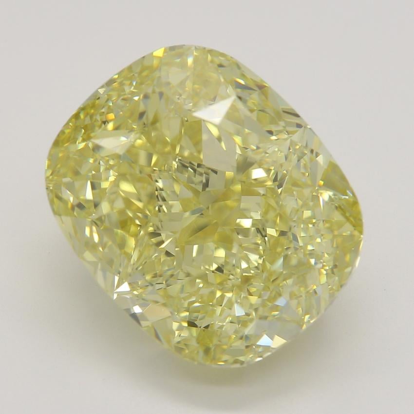 10.06 Ct. Fancy Yellow Cushion Diamond