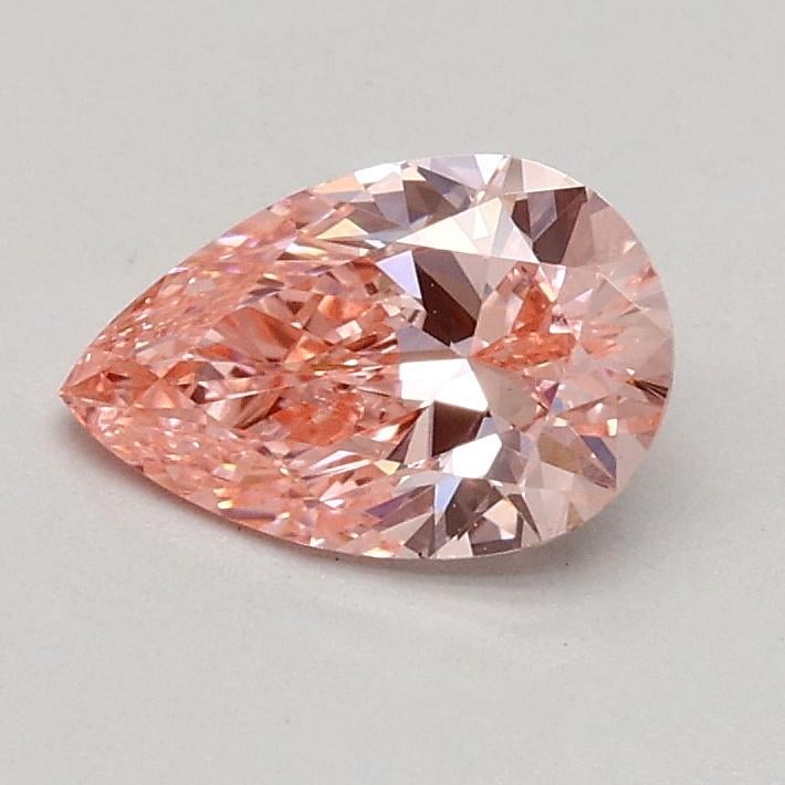 0.51 Ct. Fancy Intense Pink Pear Lab Grown Diamond