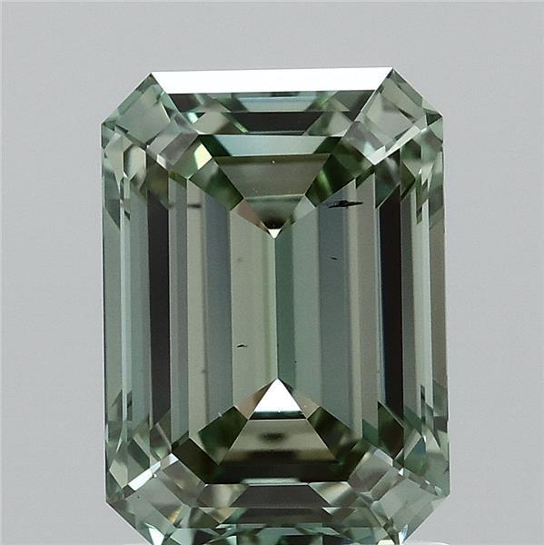 2.03 Ct. Fancy Vivid  Green Emerald Lab Grown Diamond