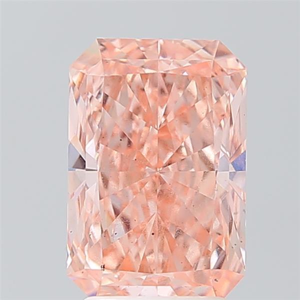 2.86 Ct. Fancy Intense Pink Radiant Lab Grown Diamond