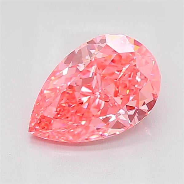 2.22 Ct. Fancy Vivid Pink Pear Lab Grown Diamond