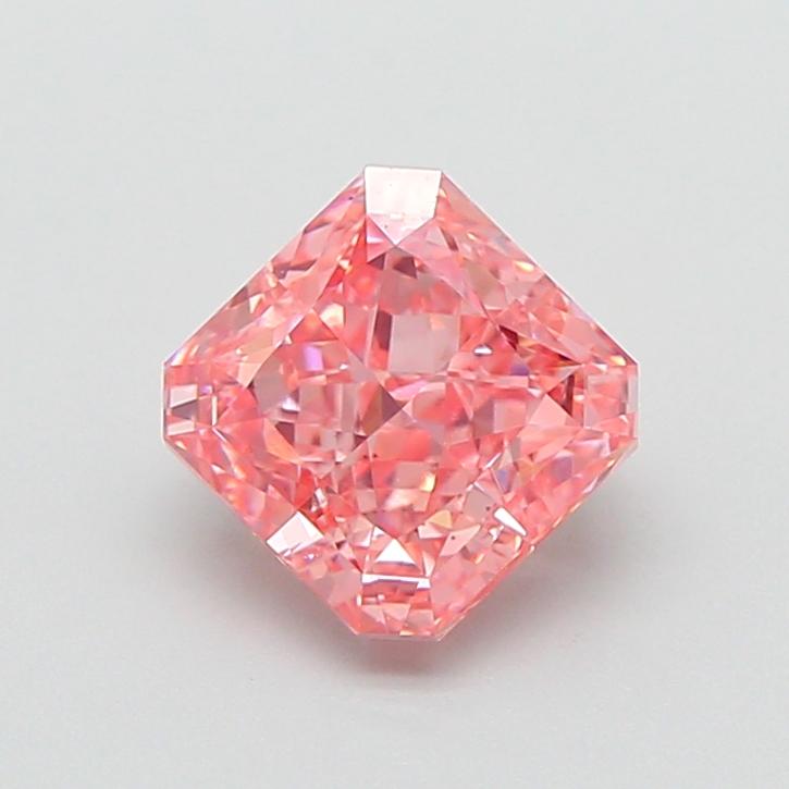 1.51 Ct. Fancy Pink Radiant Lab Grown Diamond