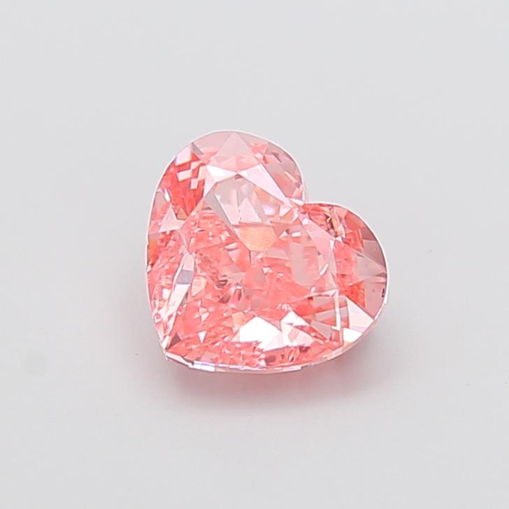 2.03 Ct. Fancy Vivid  Pink Heart Lab Grown Diamond