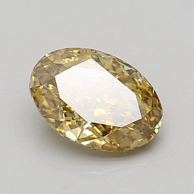 1.51 Ct. Fancy Intense Yellow Oval Lab Grown Diamond