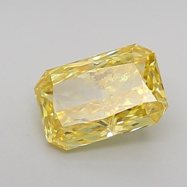1.03 Ct. Fancy Vivid Yellow Radiant Lab Grown Diamond