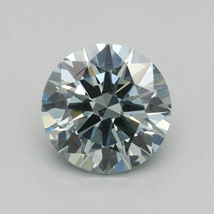 0.34 Ct. Fancy Intense Green Round Lab Grown Diamond