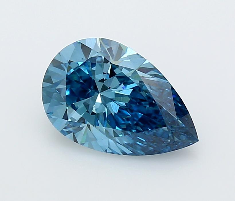 2.05 Ct. Fancy Vivid  Blue Pear Lab Grown Diamond