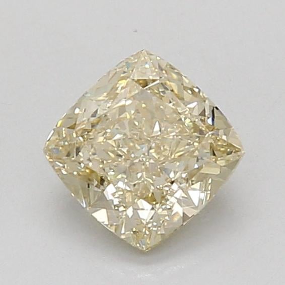 1.05 Ct. Light Yellow Cushion Lab Grown Diamond