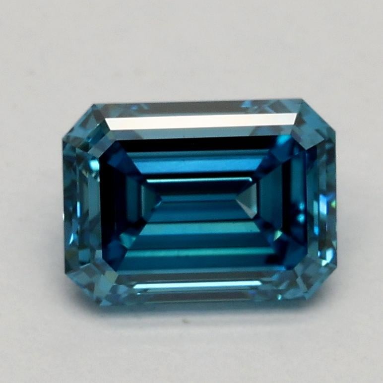 1.04 Ct. Fancy Vivid Blue Emerald Lab Grown Diamond
