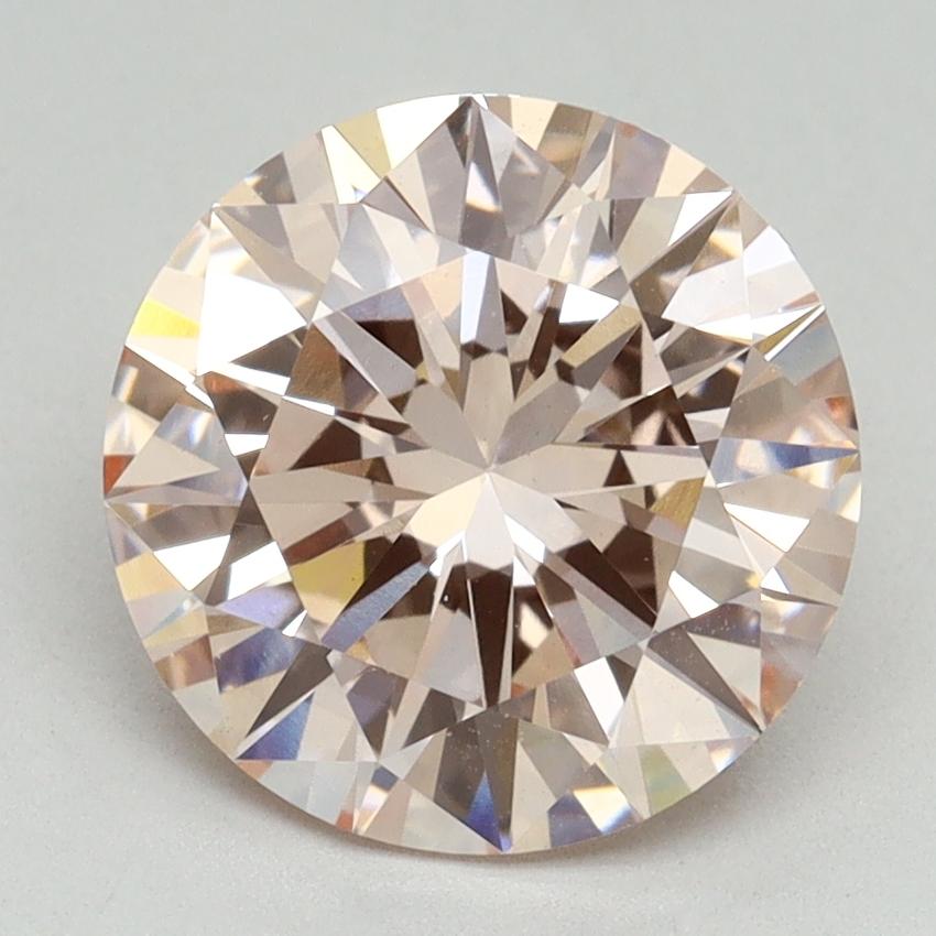 3.04 Ct. Fancy Pink Round Lab Grown Diamond