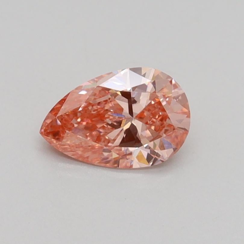 0.50 Ct. Fancy Intense Pink Pear Lab Grown Diamond