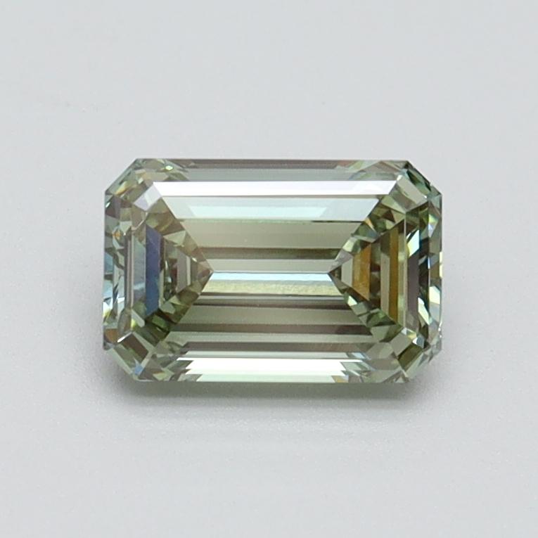 0.78 Ct. Fancy Intense Green Emerald Lab Grown Diamond