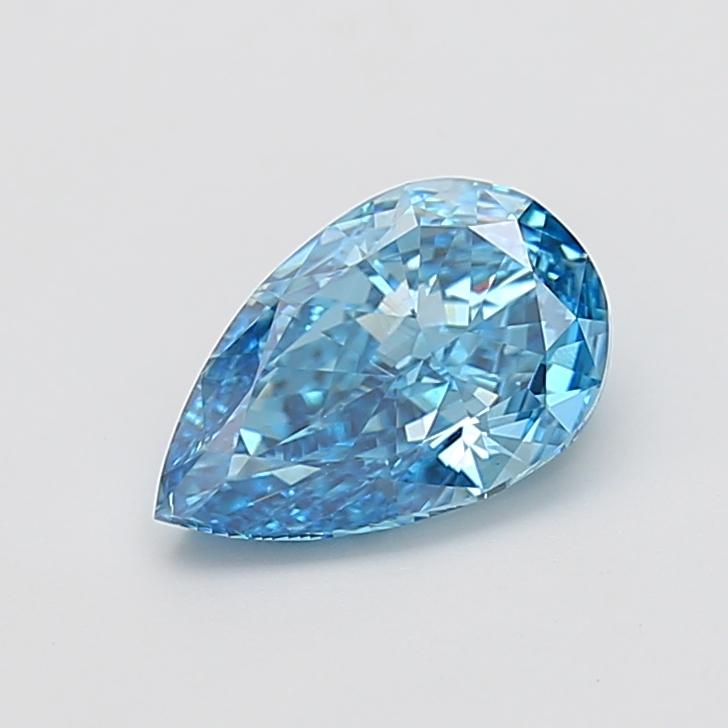 2.07 Ct. Fancy Vivid  Blue Pear Lab Grown Diamond