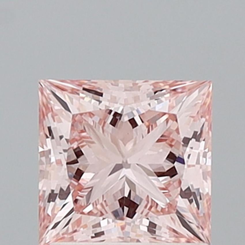 1.45 Ct. Fancy Intense Pink Princess Lab Grown Diamond
