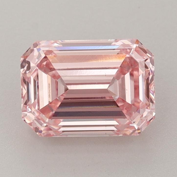 1.64 Ct. Fancy Intense Pink Emerald Lab Grown Diamond
