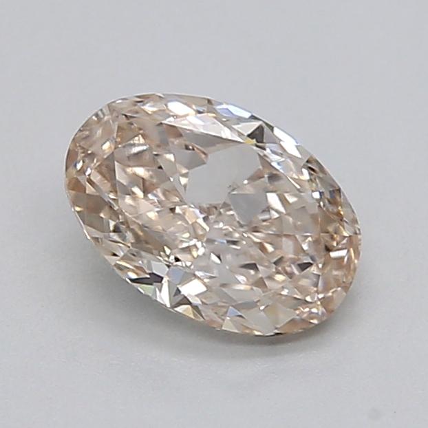 0.50 Ct. Very Light  Brown Oval Lab Grown Diamond