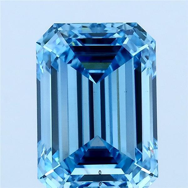 2.83 Ct. Fancy Blue Emerald Lab Grown Diamond