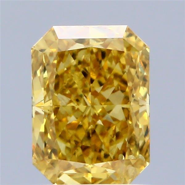 1.53 Ct. Fancy Vivid Yellow Radiant Lab Grown Diamond