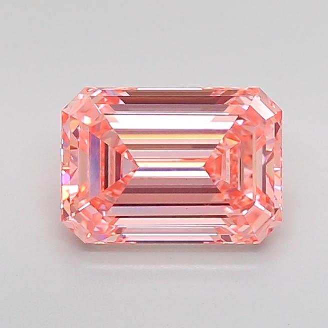 1.95 Ct. Fancy Intense Pink Emerald Lab Grown Diamond