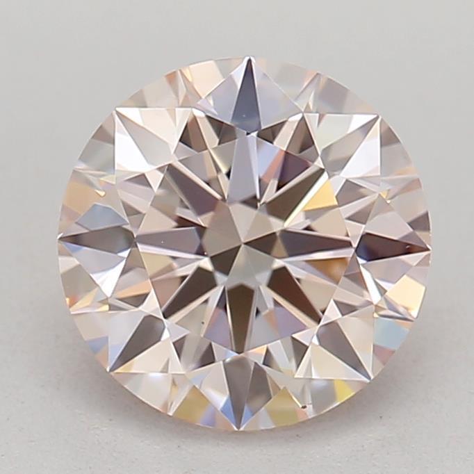 0.87 Ct. Fancy Light Pink Round Lab Grown Diamond