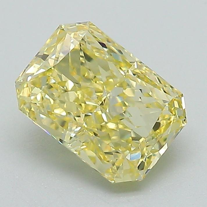 1.59 Ct. Fancy Vivid Yellow Radiant Lab Grown Diamond