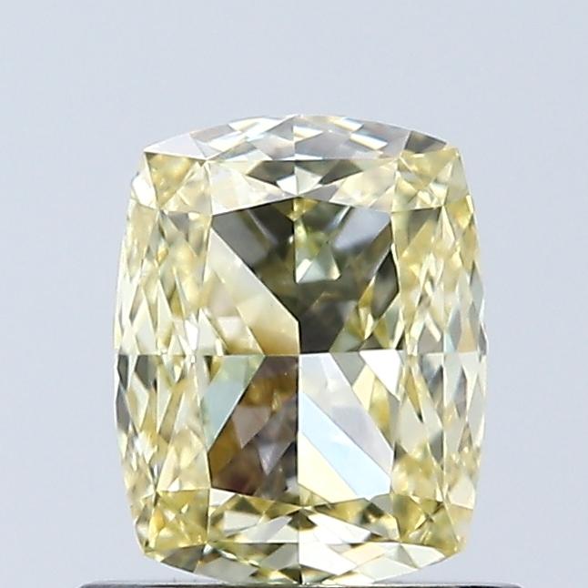 1.06 Ct. Fancy Intense Yellow Cushion Lab Grown Diamond