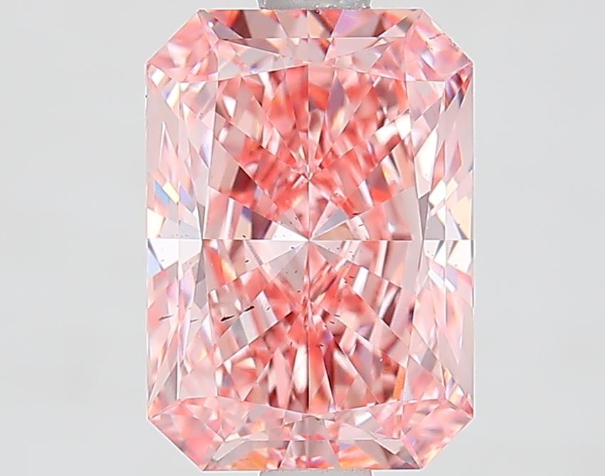 2.04 Ct. Fancy Vivid Pink Radiant Lab Grown Diamond