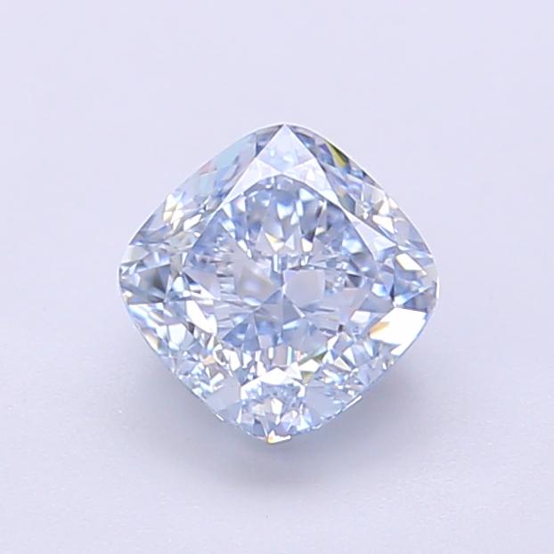 1.02 Ct. Fancy Intense Blue Cushion Lab Grown Diamond