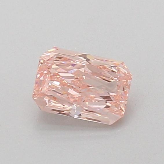 0.56 Ct. Fancy Vivid Pink Radiant Lab Grown Diamond