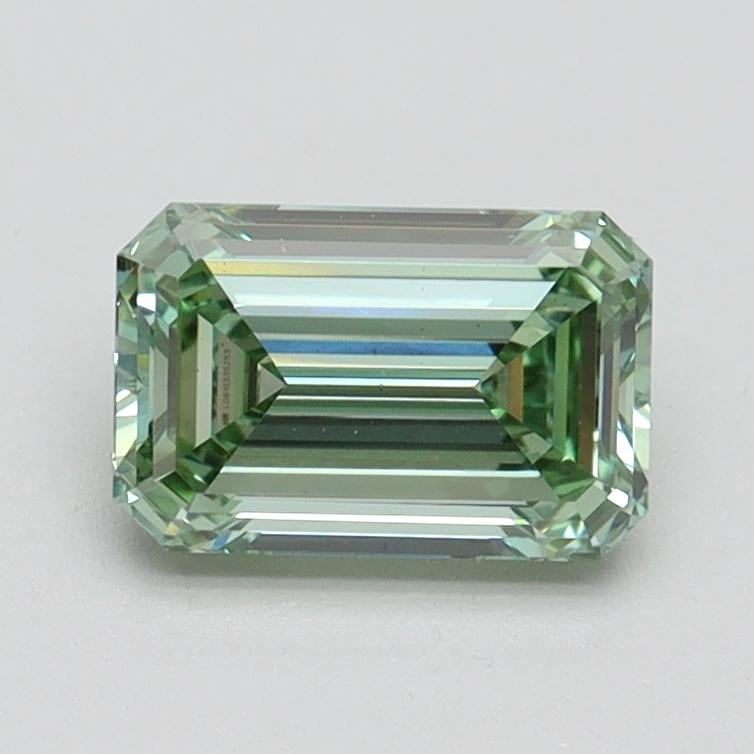 1.03 Ct. Fancy Intense Pacific Green Emerald Lab Grown Diamond