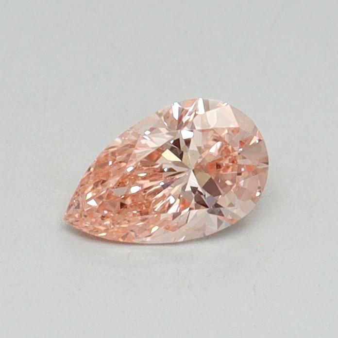 0.32 Ct. Fancy Vivid Pink Pear Lab Grown Diamond