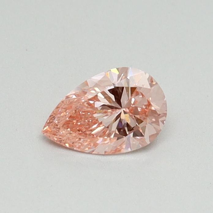 0.33 Ct. Fancy Vivid Pink Pear Lab Grown Diamond