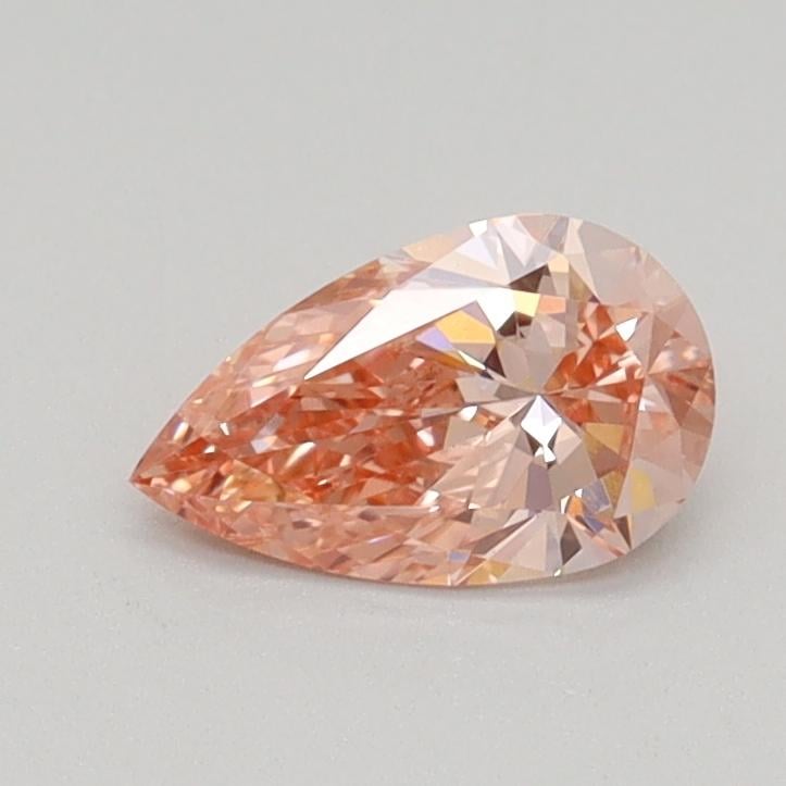 0.51 Ct. Fancy Intense Pink Pear Lab Grown Diamond