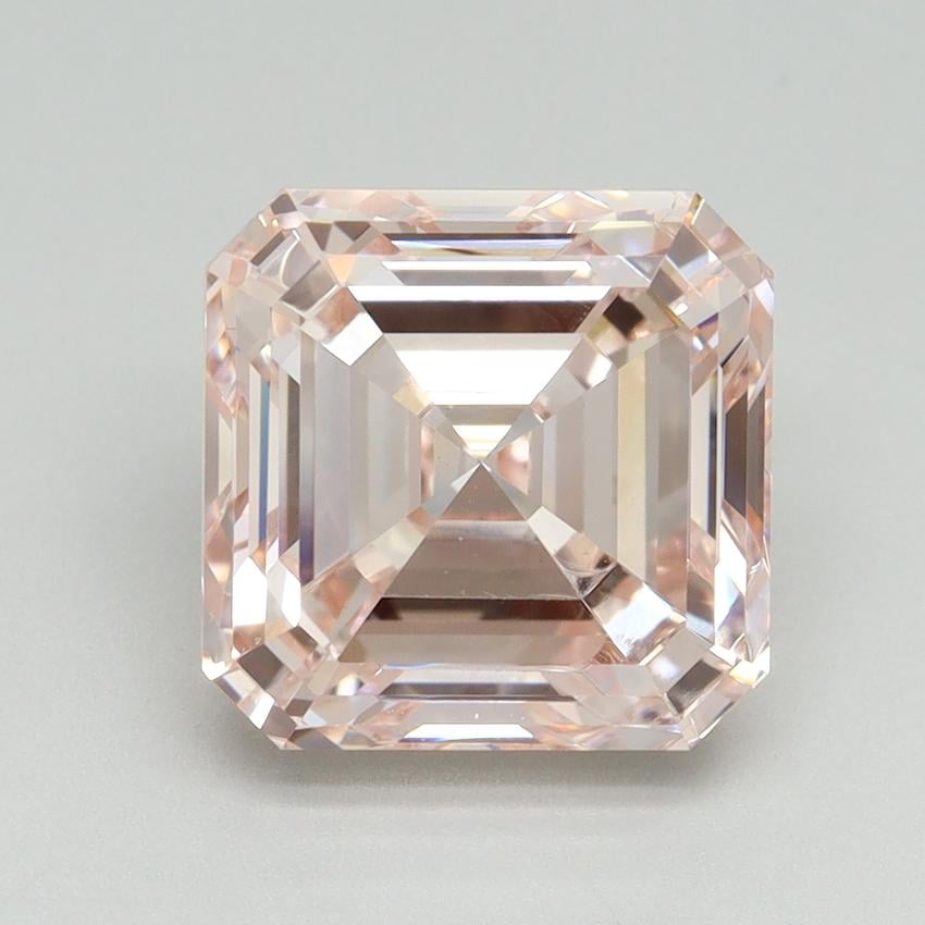 5.05 Ct. Fancy Pink Asscher Lab Grown Diamond