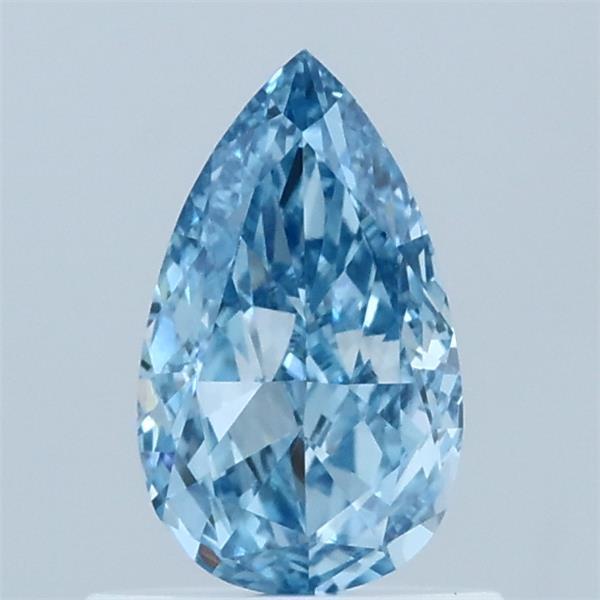 0.75 Ct. Fancy Vivid  Blue Pear Lab Grown Diamond
