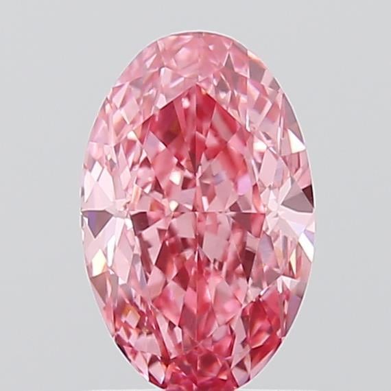 1.00 Ct. Fancy Vivid  Pink Oval Lab Grown Diamond