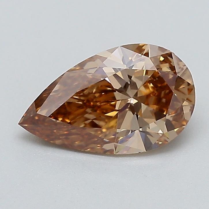 1.03 Ct. Fancy Light  Brown Pear Lab Grown Diamond