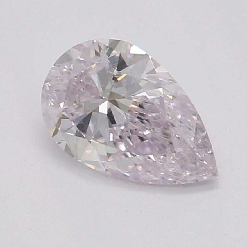 0.33 Ct. Very Light Pink Pear Diamond