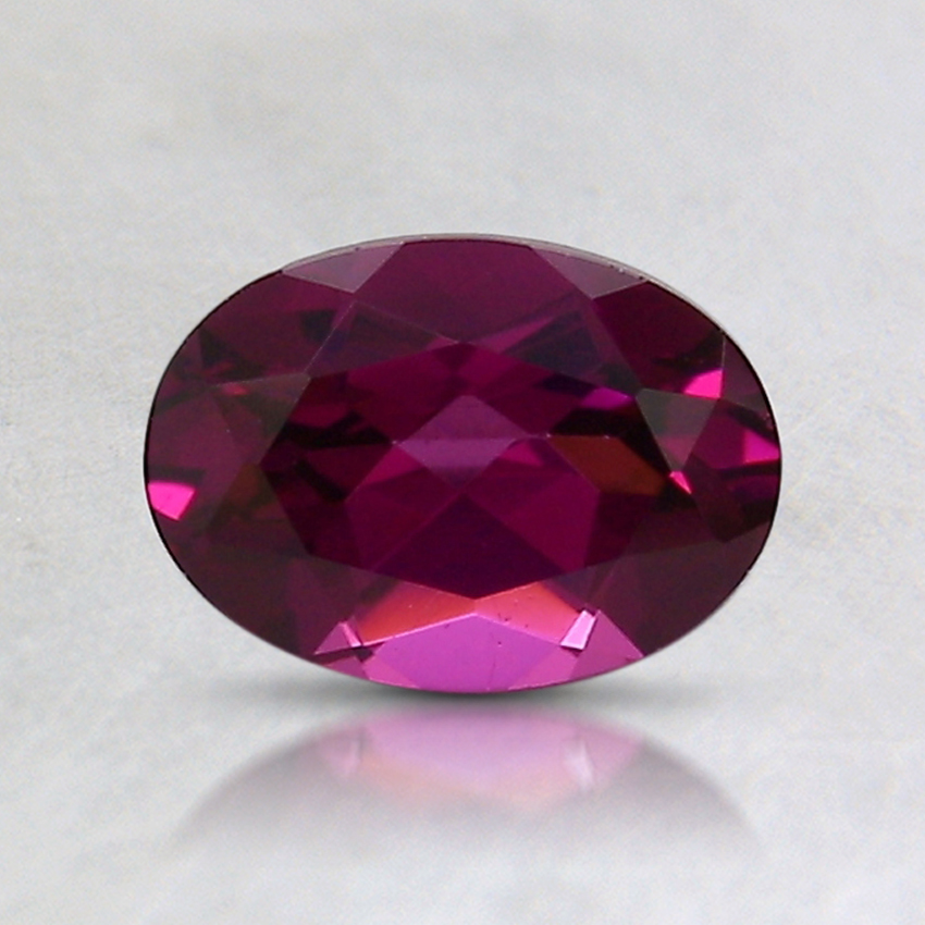 7x5mm Purple Oval Garnet