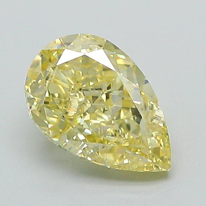 1.32 Ct. Fancy Intense Yellow Pear Lab Grown Diamond