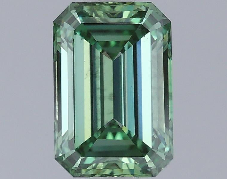 1.00 Ct. Fancy Vivid Green Emerald Lab Grown Diamond