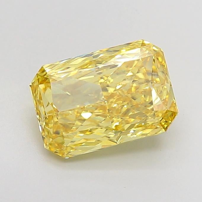 4.03 Ct. Fancy Vivid None Yellow Radiant Lab Grown Diamond