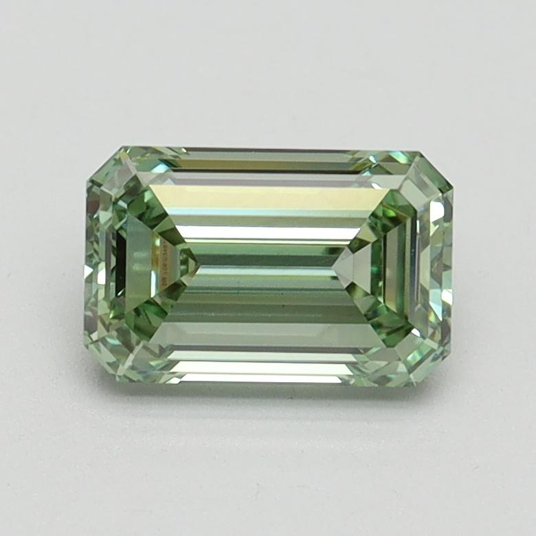 1.08 Ct. Fancy Intense Green Emerald Lab Grown Diamond